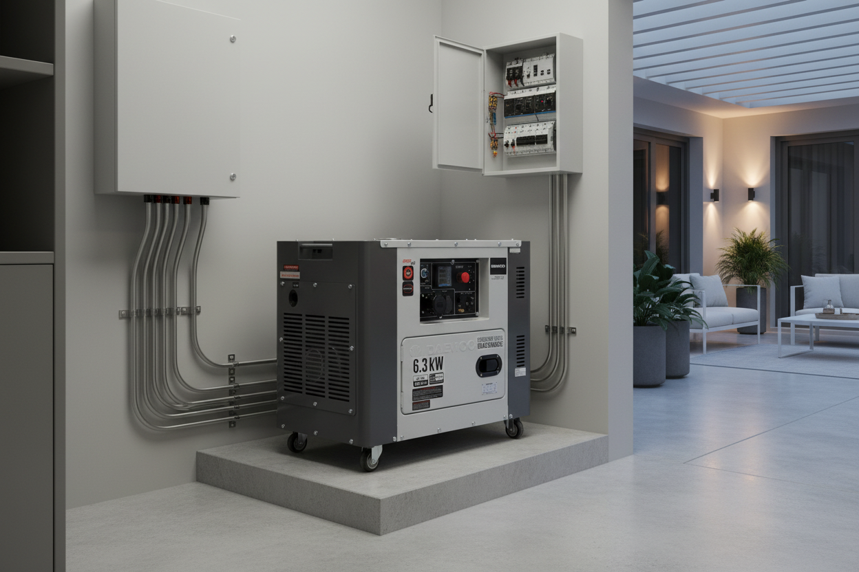 Generador Monofásico Diesel DDAE 10000SE 7.8 KVA Daewoo