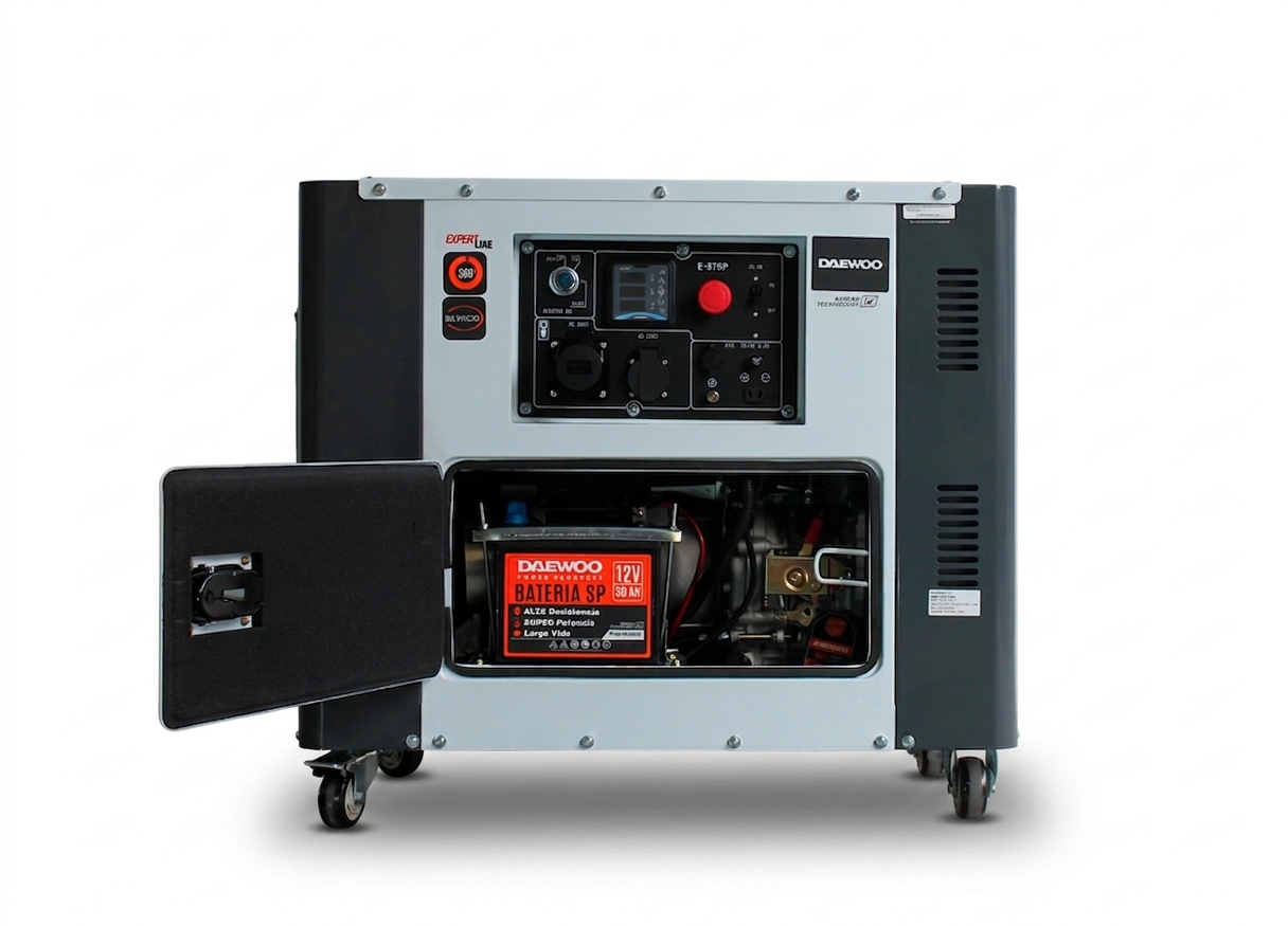 Generador Monofásico Diesel DDAE 10000SE 7.8 KVA Daewoo