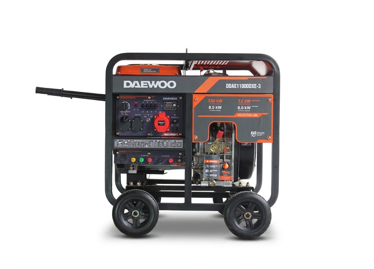 Generador Monofasico/Trifasico Diesel DDAE 11000DXE-3 8.3 kW Daewoo