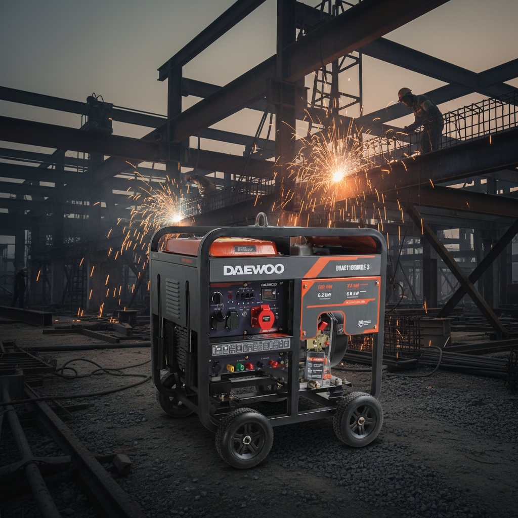 Generador Monofasico/Trifasico Diesel DDAE 11000DXE-3 8.3 kW Daewoo