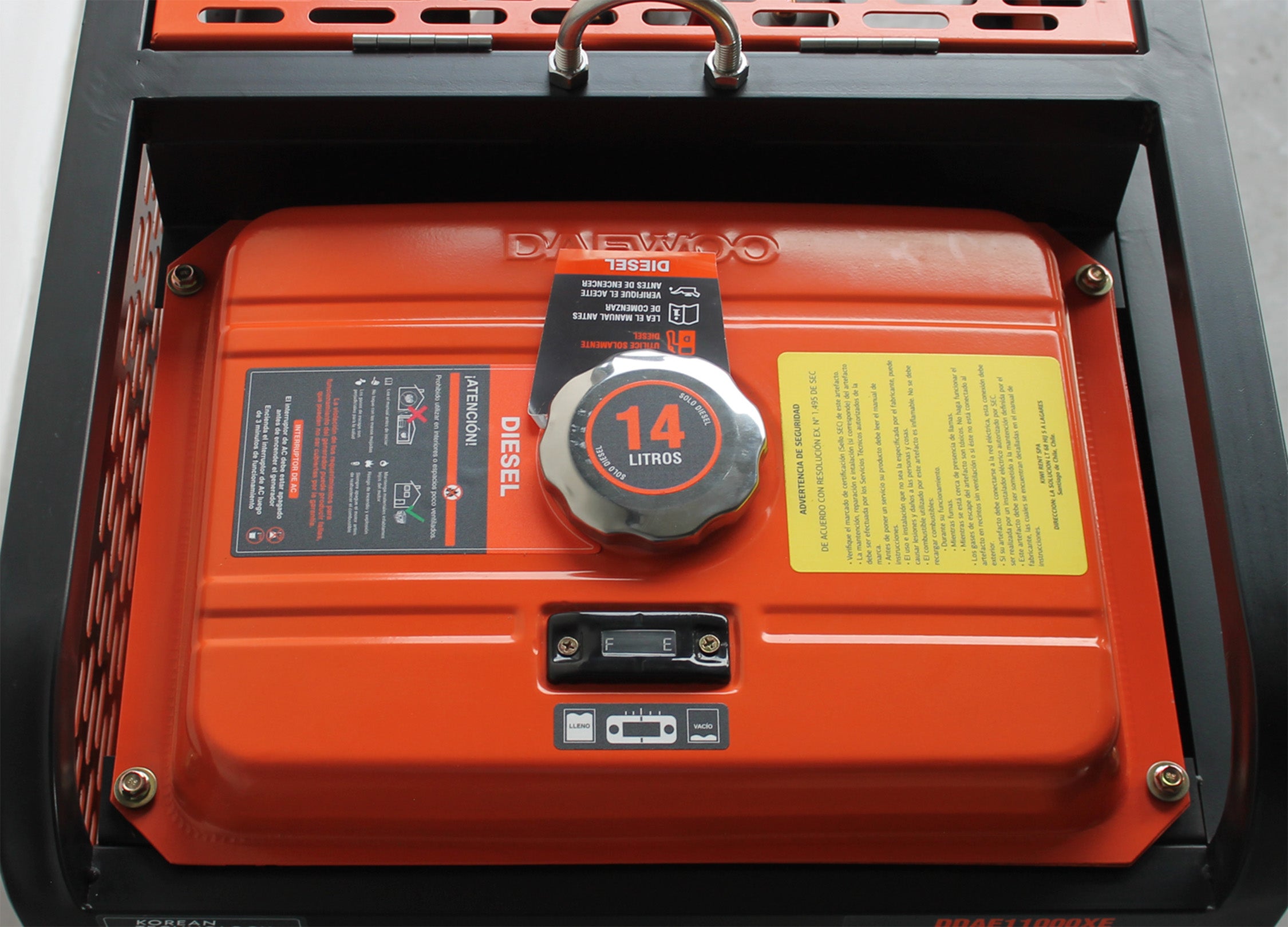 Generador Monofasico Diesel DDAE 11000XE 8.3 kW Daewoo