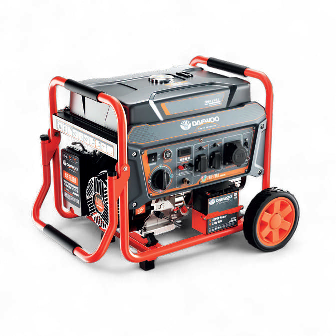 Generador Monofasico Bencina, diésel y gas GDA11000E 10.6 KVA Daewoo