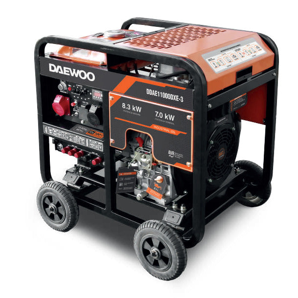 Generador Monofasico/Trifasico Diesel DDAE 11000DXE-3 8.3 kW Daewoo